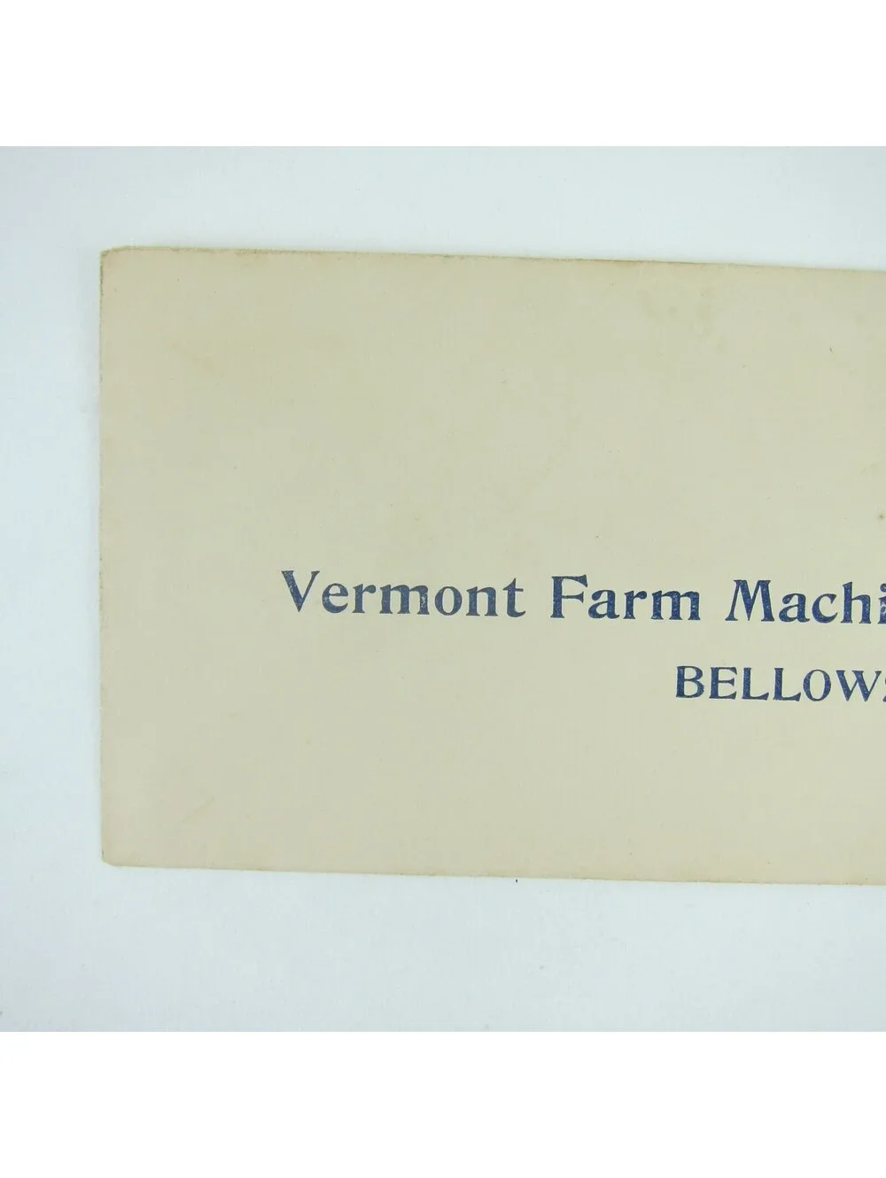 US Postal Stationery Vermont Farm Machine Co Bellows Falls Vermont 2c Antique